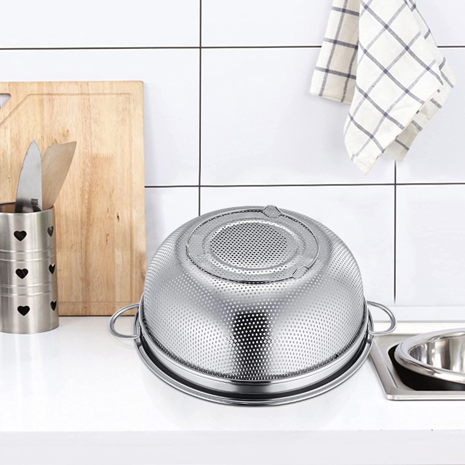 homikit-kitchen-gadgets-nudelsieb-20cm-edelstahl-abtropfsieb image 4