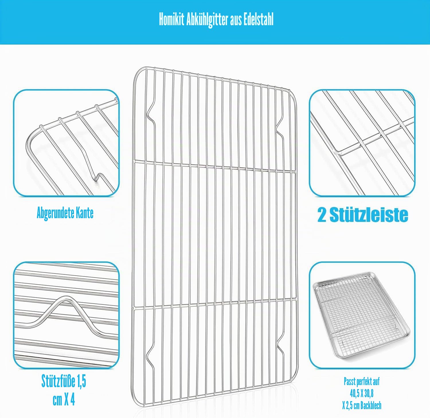 homikit-bakeware-backblech-mit-gitter-40-5cm-edelstahl image 3
