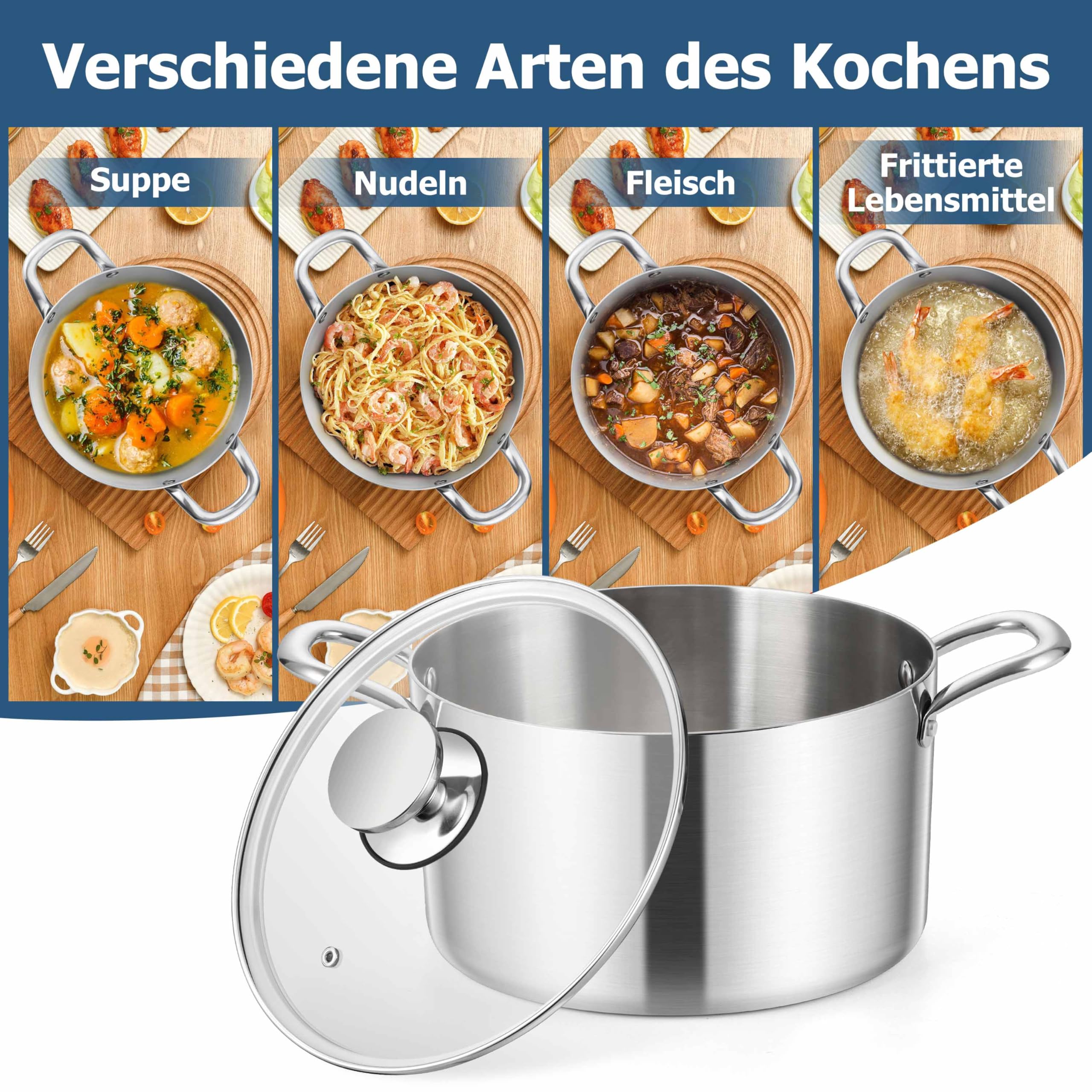 homikit-cookware-kochtopf-22cm-4-7l-edelstahl-mit-glasdeckel image 5