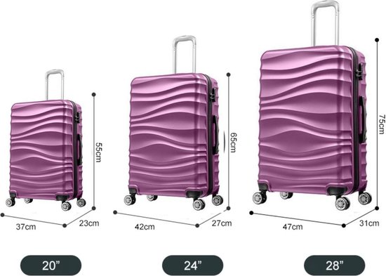 cheffinger-travel-cf-abs04-reisekoffer-lila-hartschale image 3