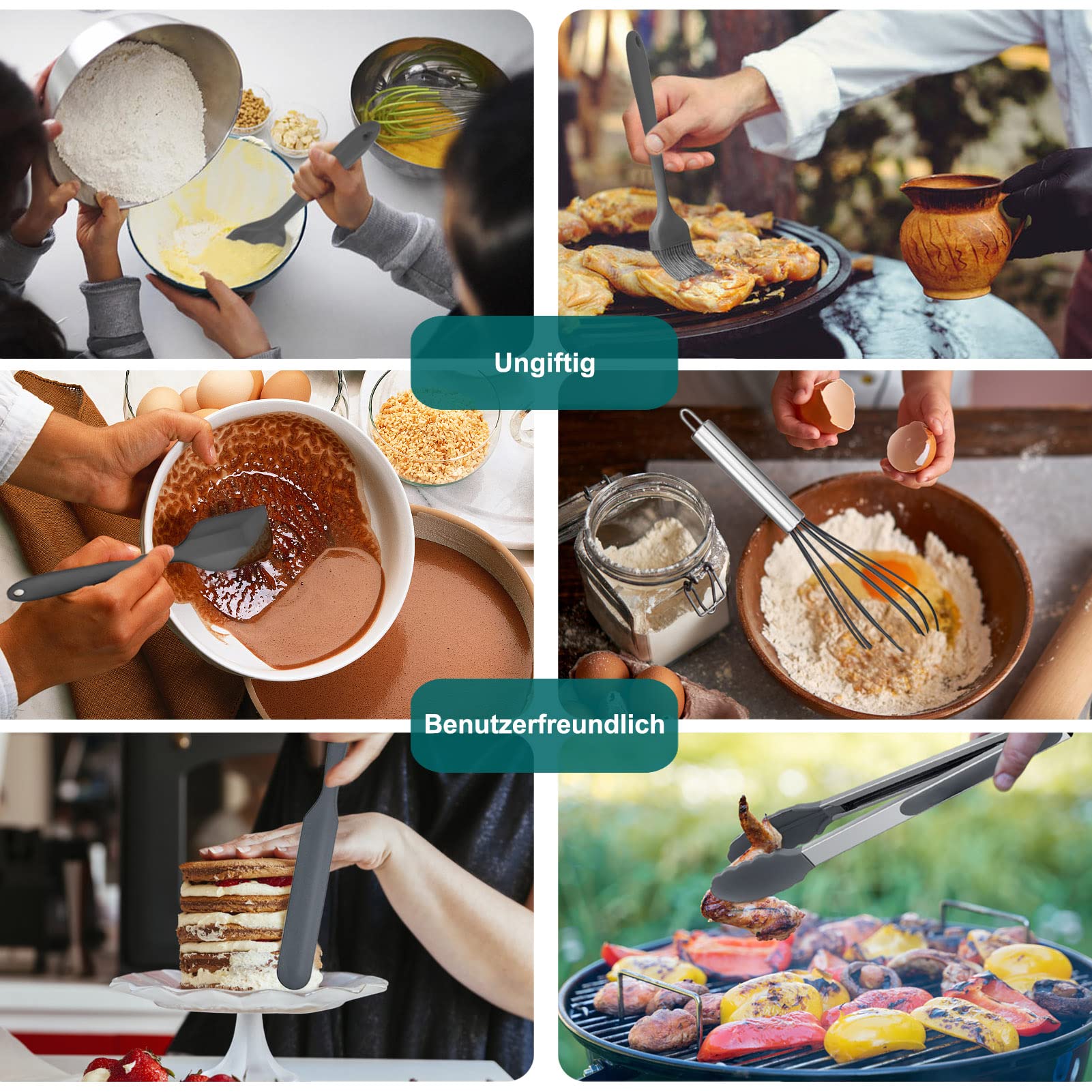 homikit-kitchen-gadgets-k-chenhelfer-set-17-teilig-grau-silikon image 6