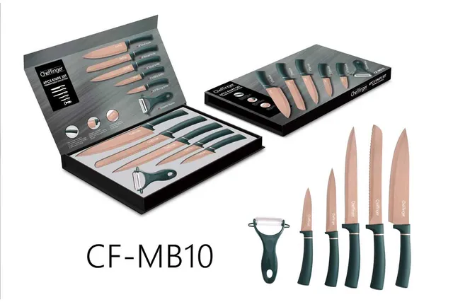 cheffinger-cf-mb10-k-chenmesser-kochmesser-schwarz image 1