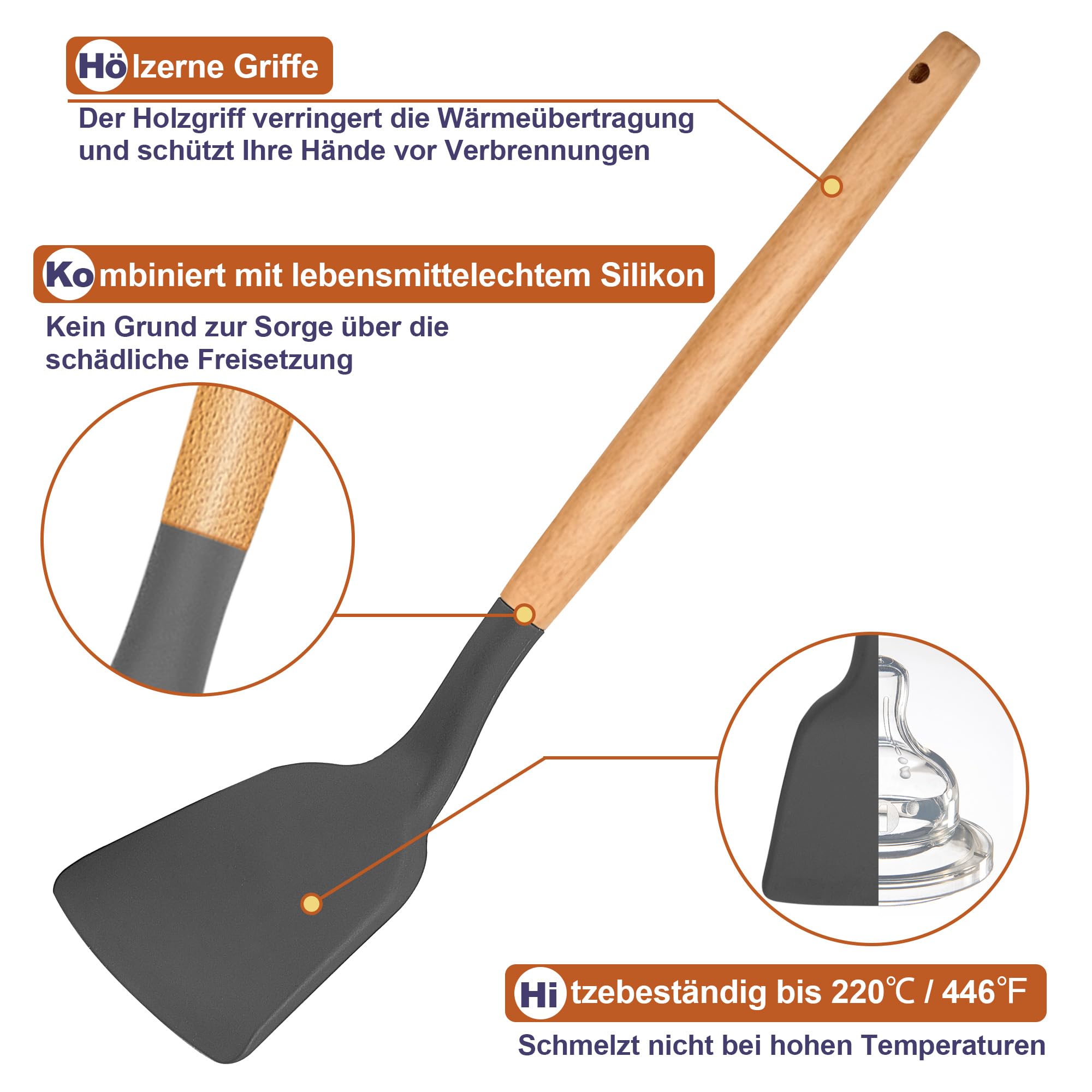 homikit-k-chenhelfer-set-silikon-9-teilig-grau-holzgriff image 3