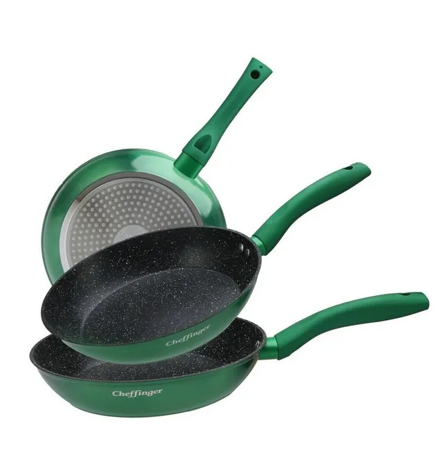 cheffinger-cookware-cf-fa03-bratpfanne-gr-n-beschichtet image 1