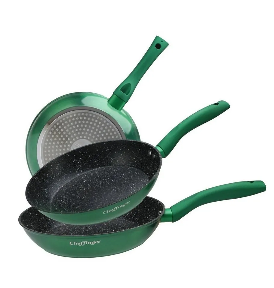 cheffinger-cookware-cf-fa03-bratpfanne-gr-n-beschichtet image 1