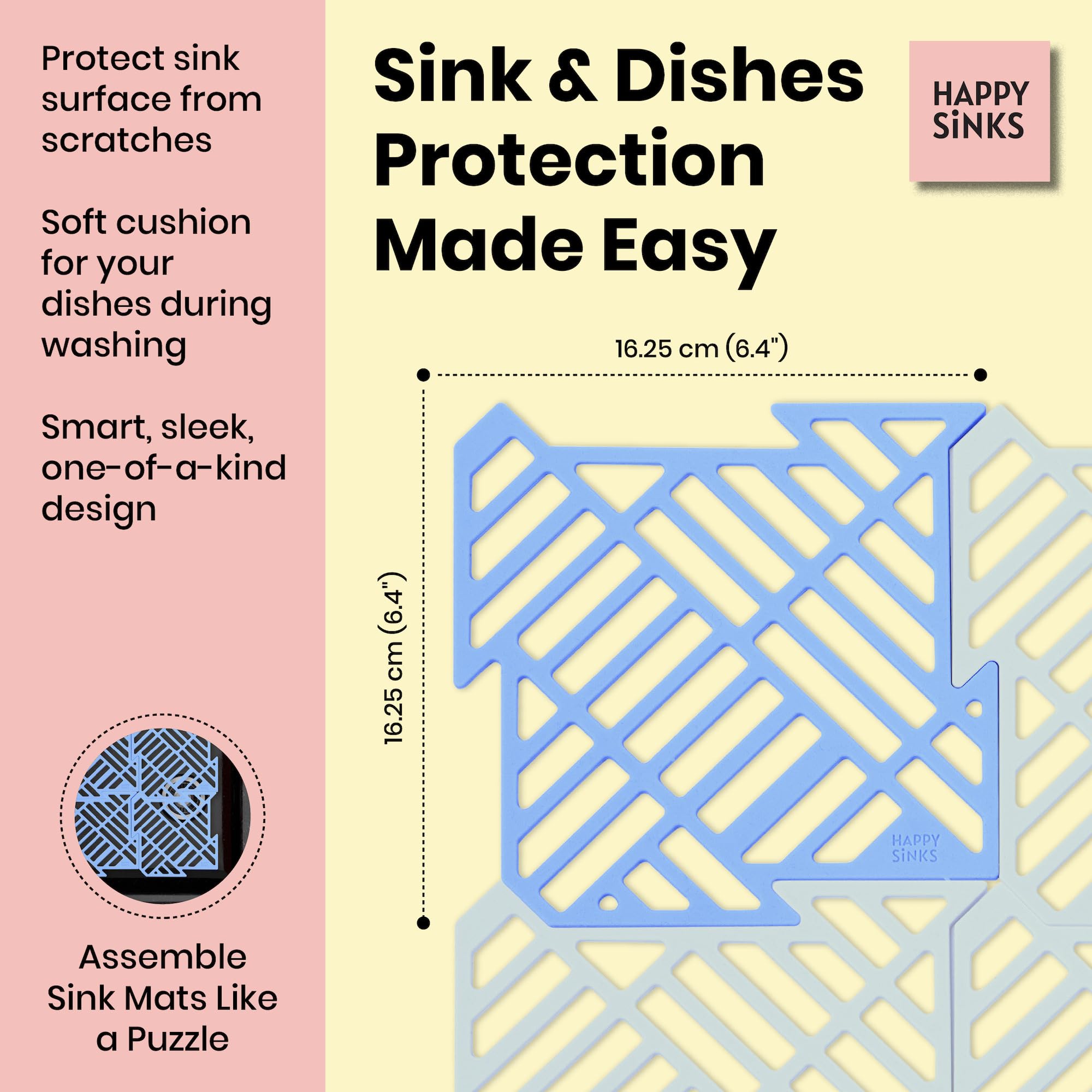 happy-sinks-sink-accessories-sp-lbeckenmatte-seeblau-4er-set image 4