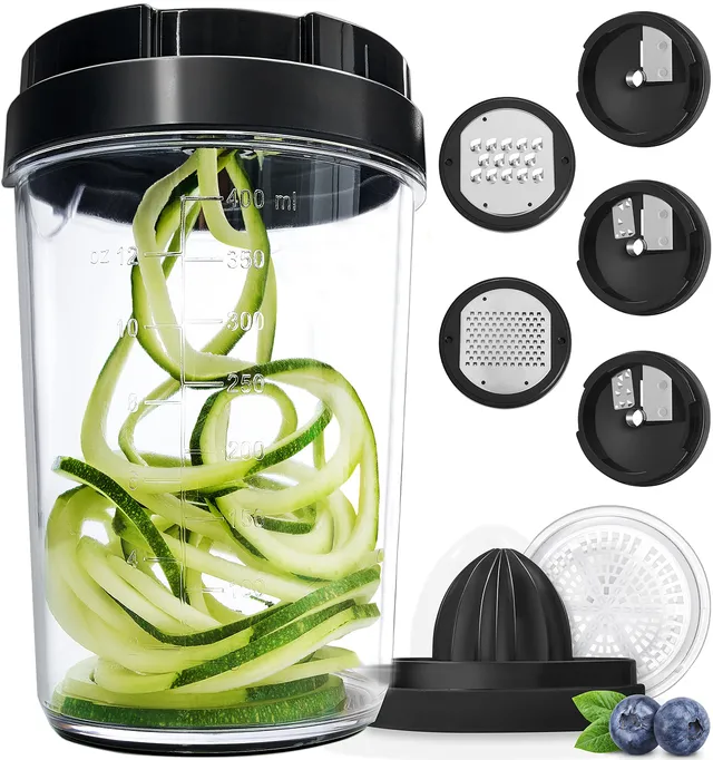 fullstar-spiralizer-spiralschneider-gem-se-mit-beh-lter-8-in-1 image 1