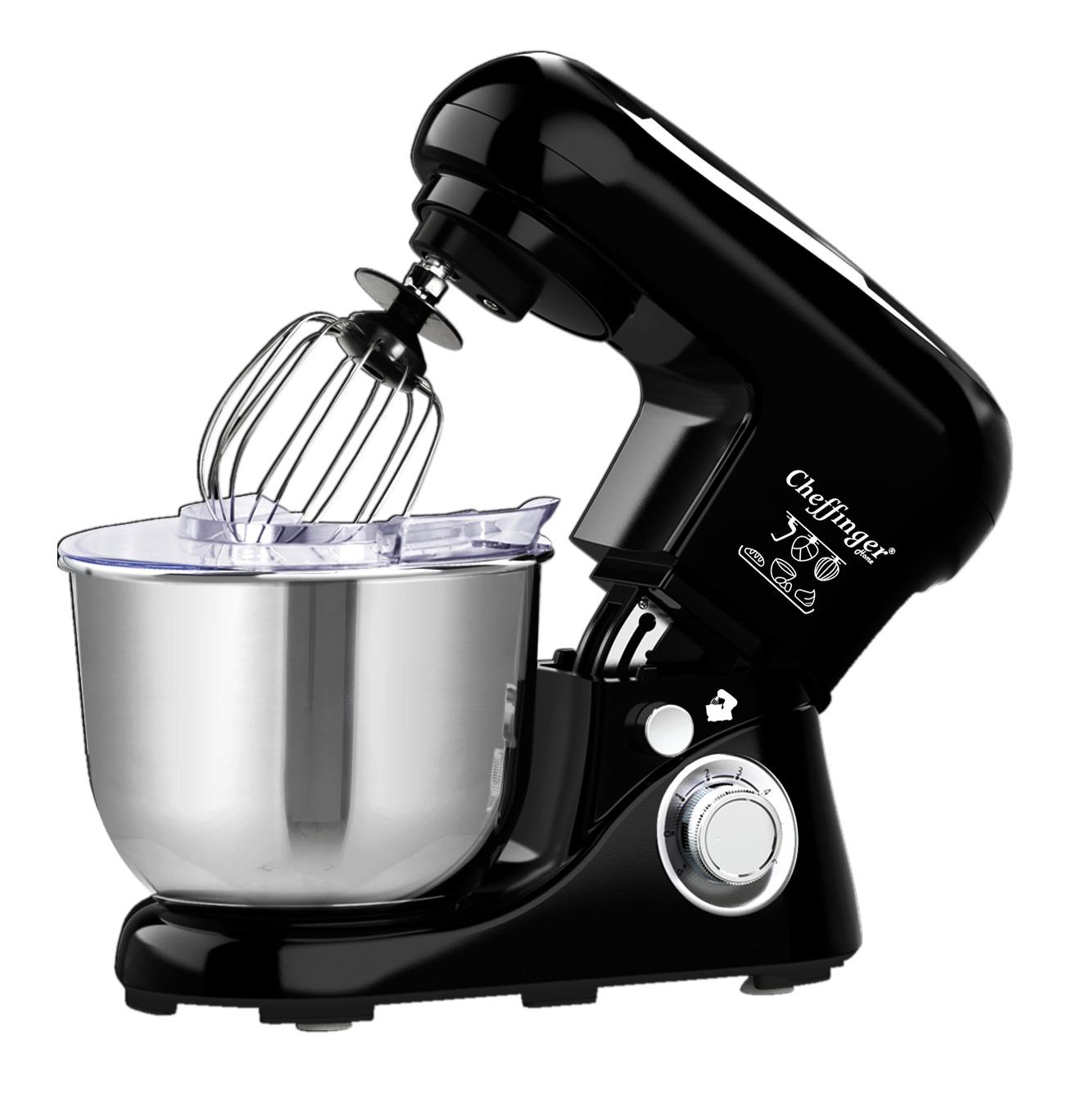 cheffinger-cf-sm650-standmixer-schwarz-650-watt-smoothie image 1
