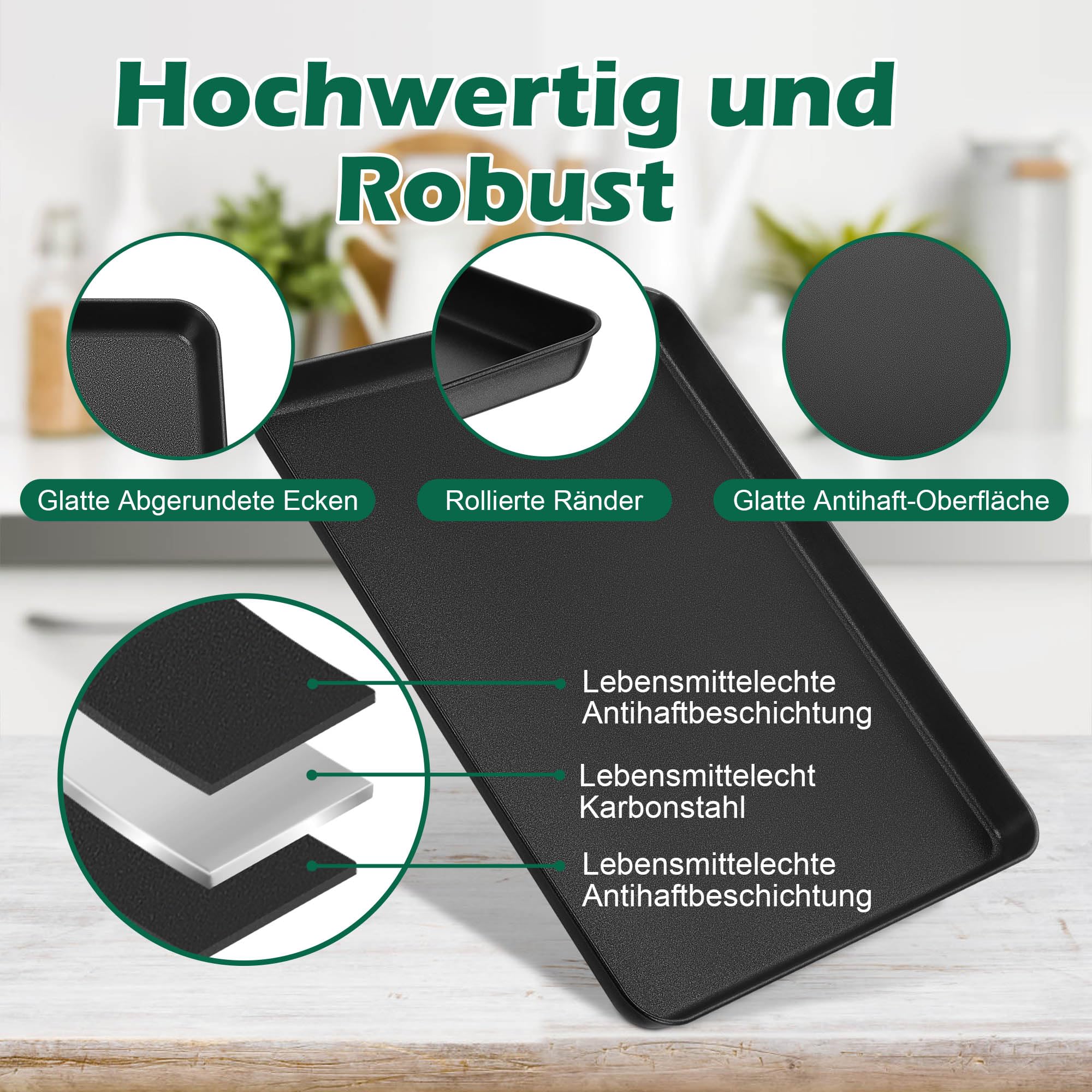 homikit-bakeware-backblech-mit-gitter-40-5cm-antihaft-2-tlg image 3