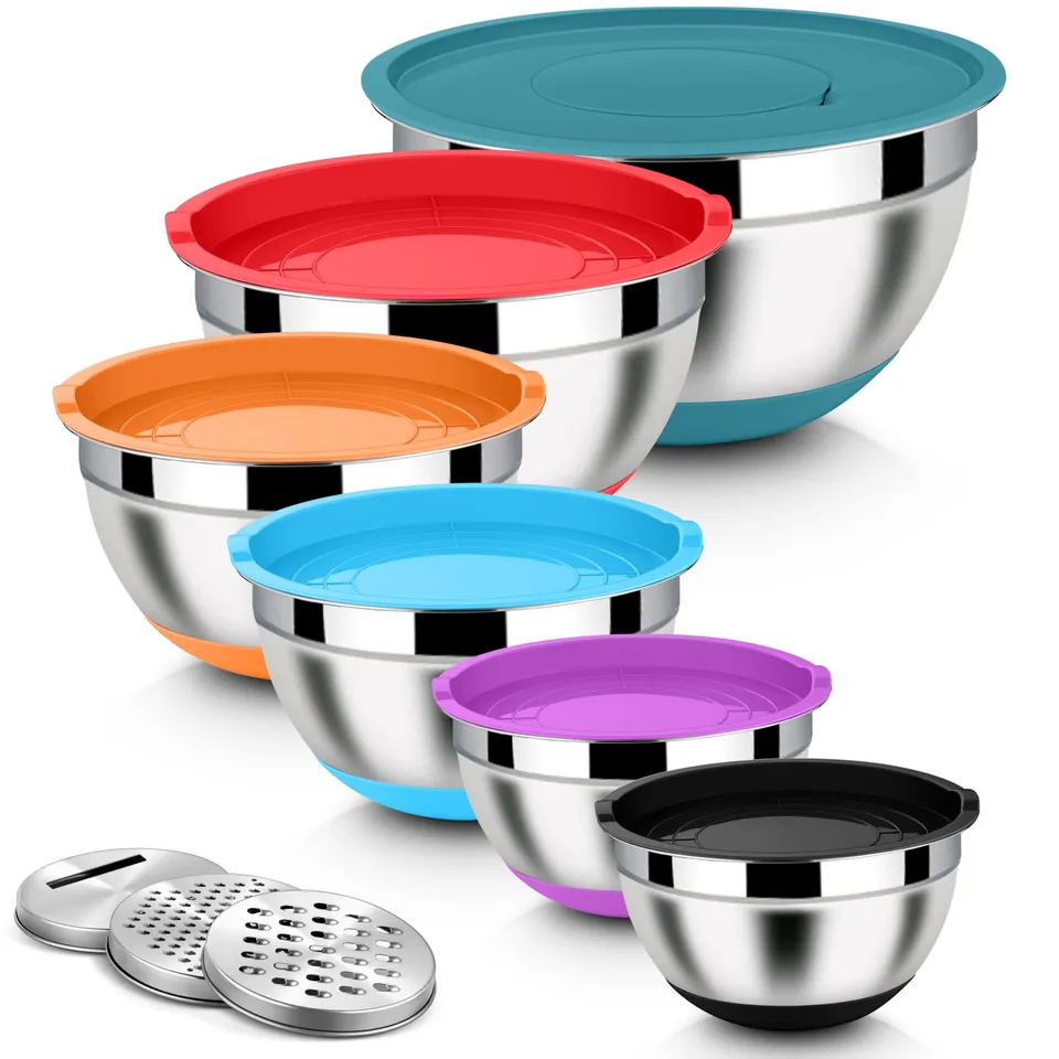 homikit-bakeware-sch-sselset-6-tlg-edelstahl-bunt-mit-deckel image 1
