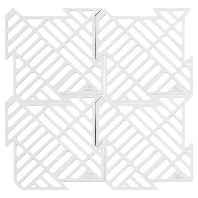 happy-sinks-sink-accessories-sp-lbeckenmatte-wei-4er-silikon image 1
