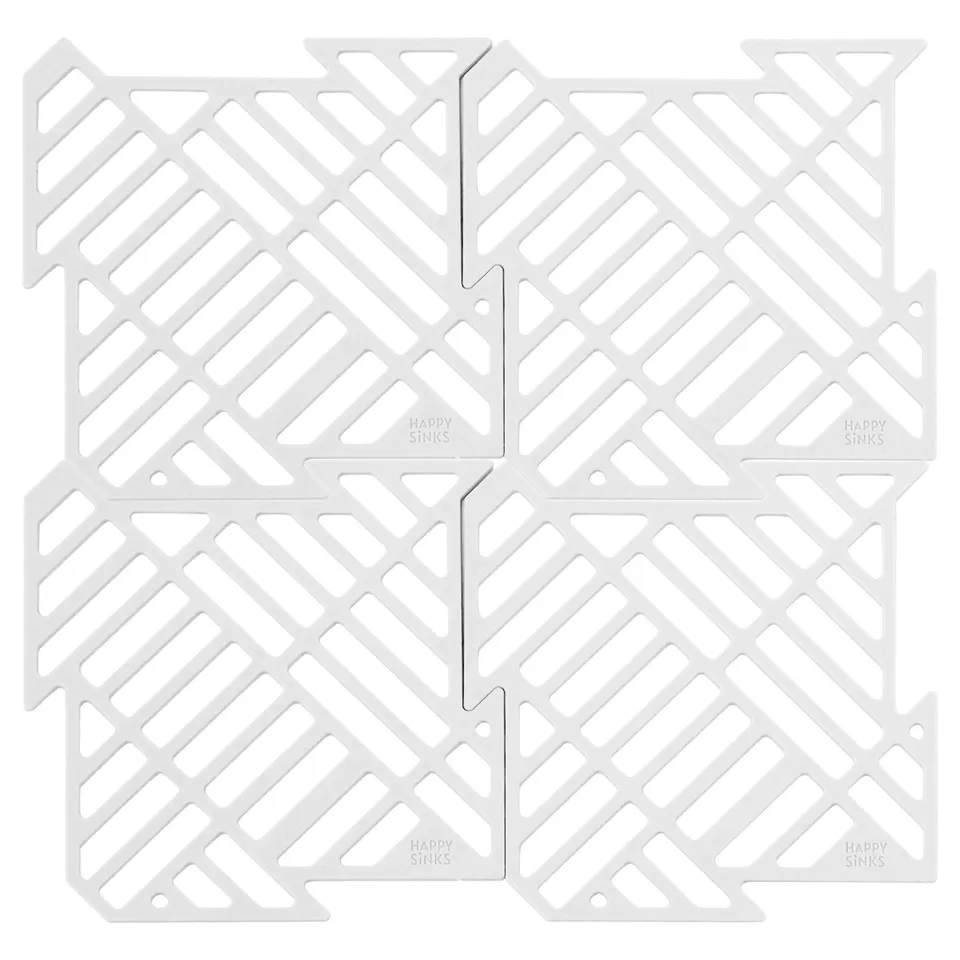 happy-sinks-sink-accessories-sp-lbeckenmatte-wei-4er-silikon image 1