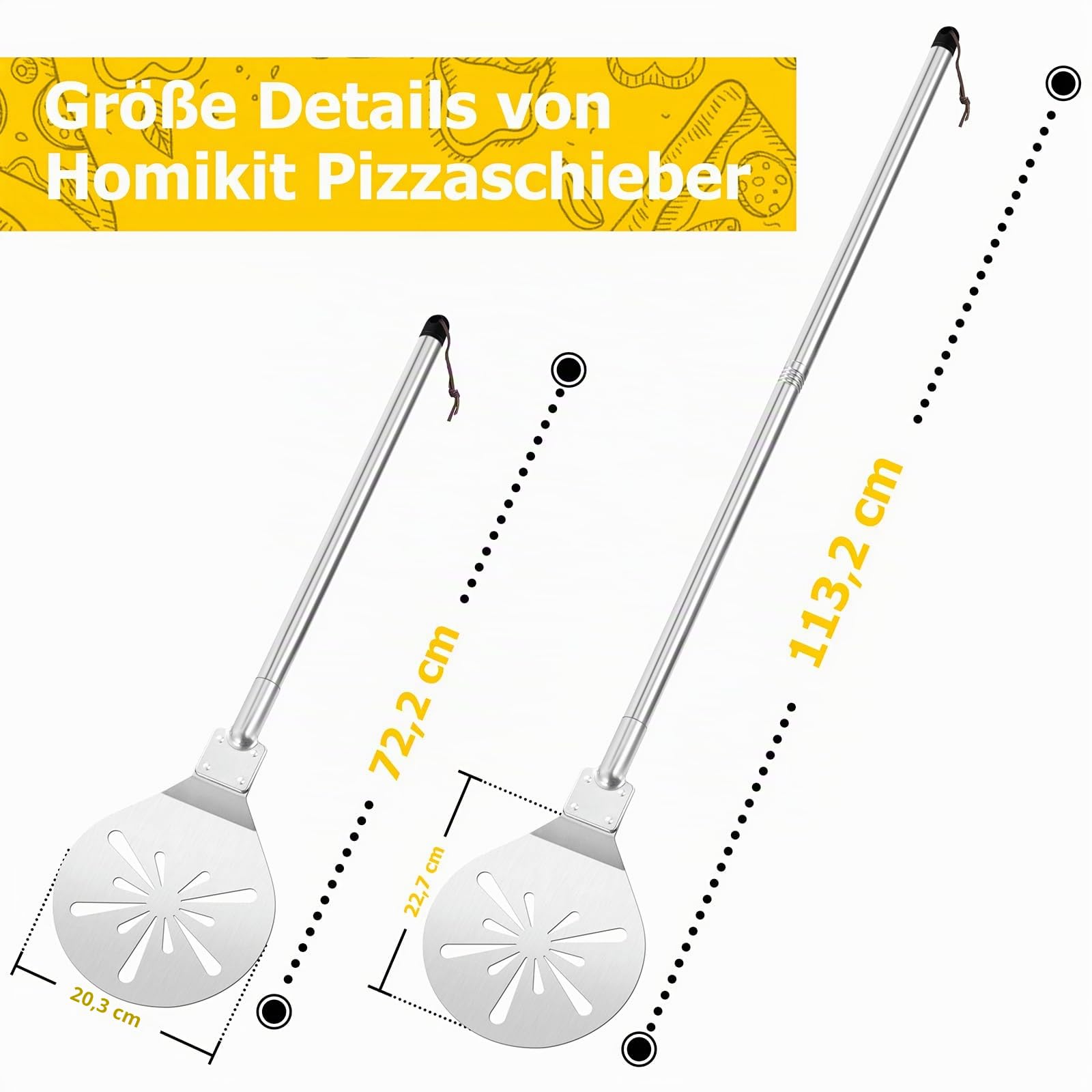 homikit-kitchen-gadgets-pizzaschieber-20-3cm-edelstahl-perforiert image 2