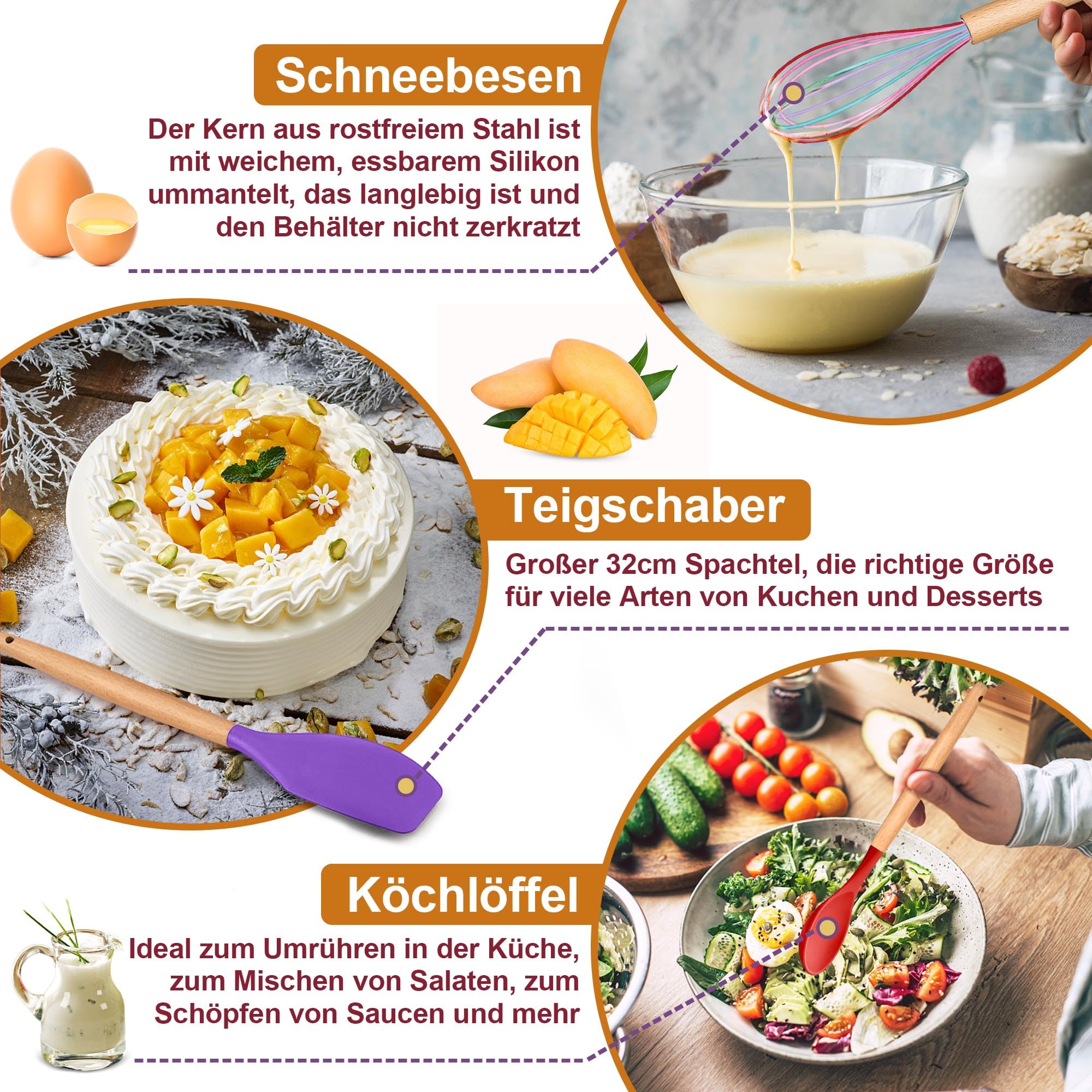 homikit-kitchen-gadgets-kochbesteck-set-9-teilig-bunt-holzgriff image 5