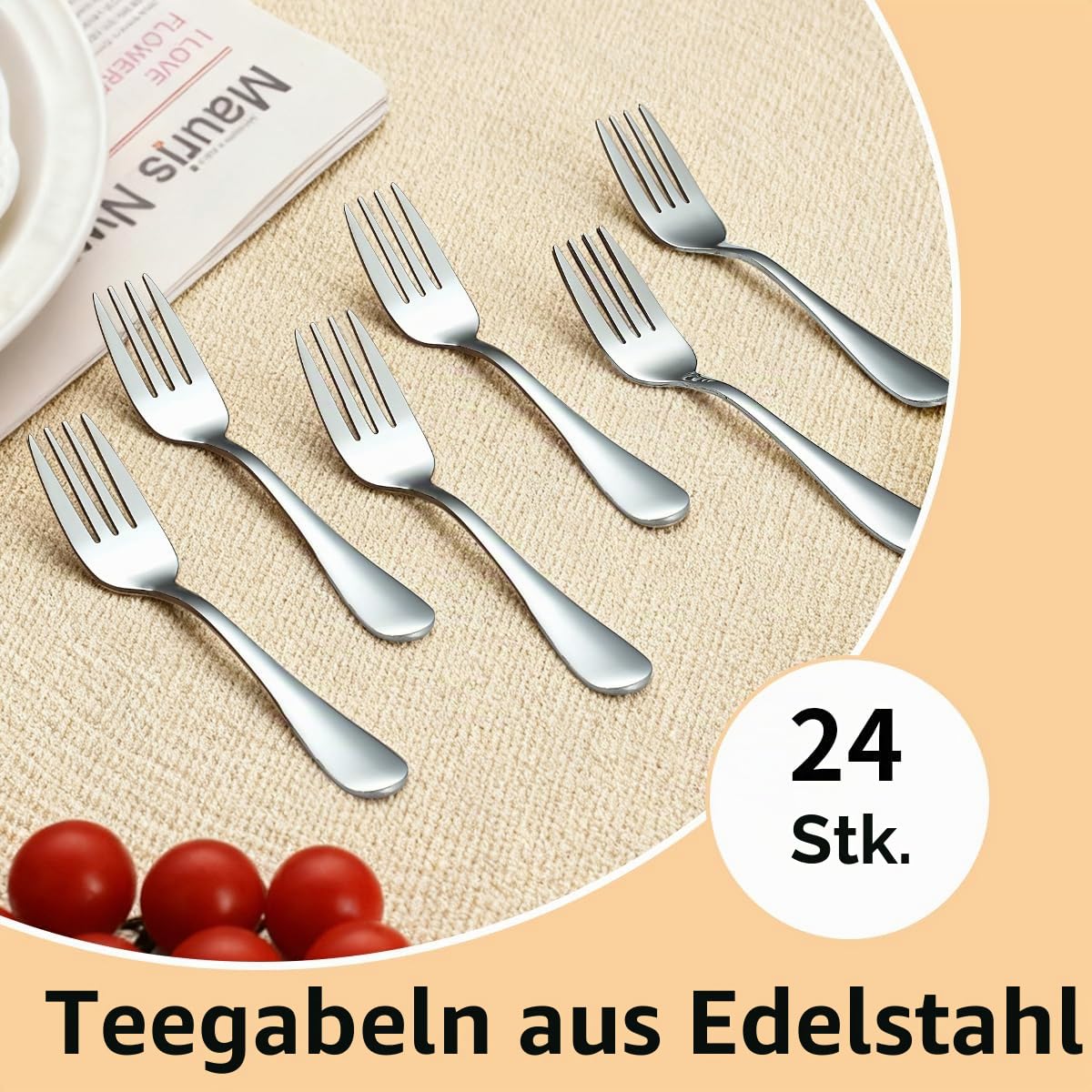 berglander-kuchengabel-set-24tlg-edelstahl-14cm-dessertgabeln image 3