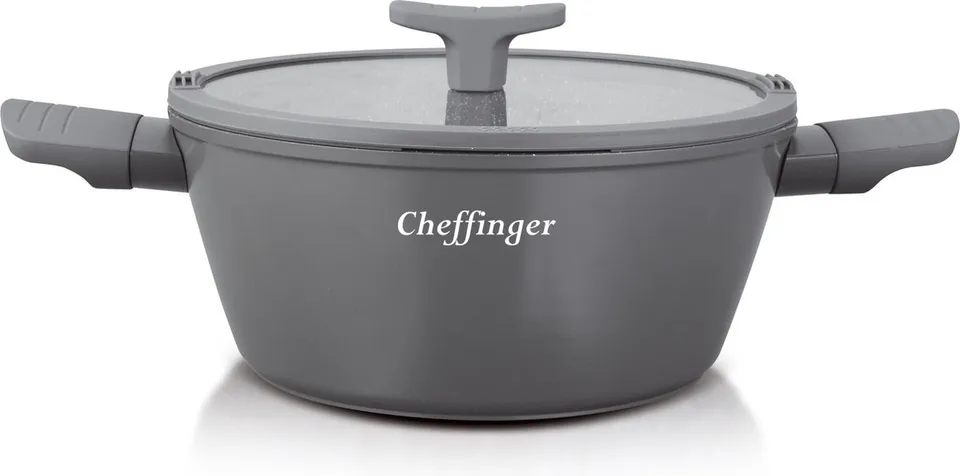 cheffinger-cookware-cf-csp24-kochtopf-24-cm-mit-deckel image 1