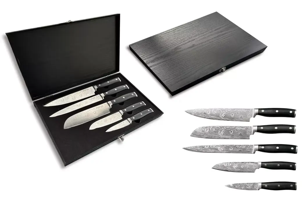 cheffinger-cf-dama01-damastmesser-k-chenmesser-edelstahl-scharf image 1