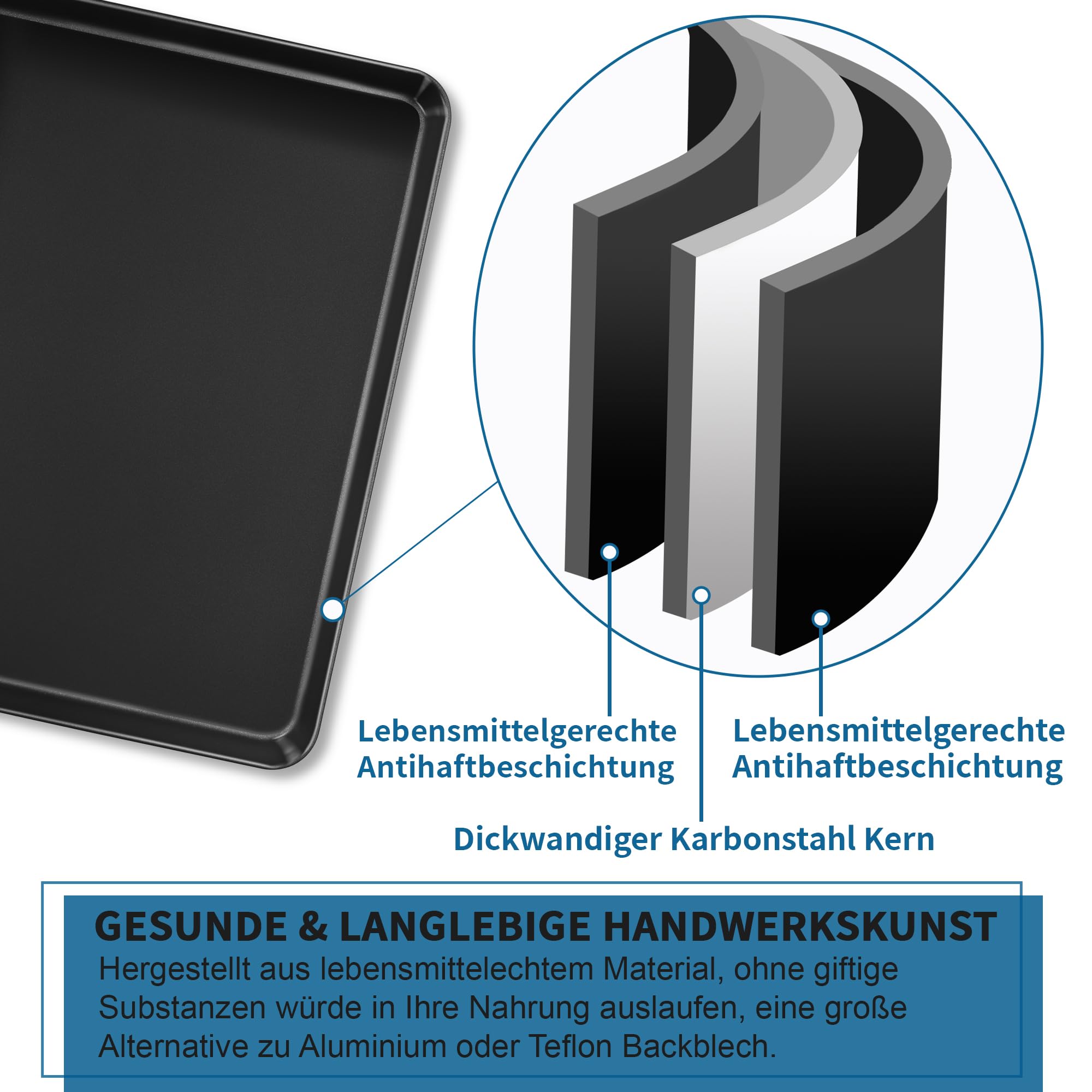 homikit-bakeware-kuchenblech-26-cm-karbonstahl-2er-set image 3