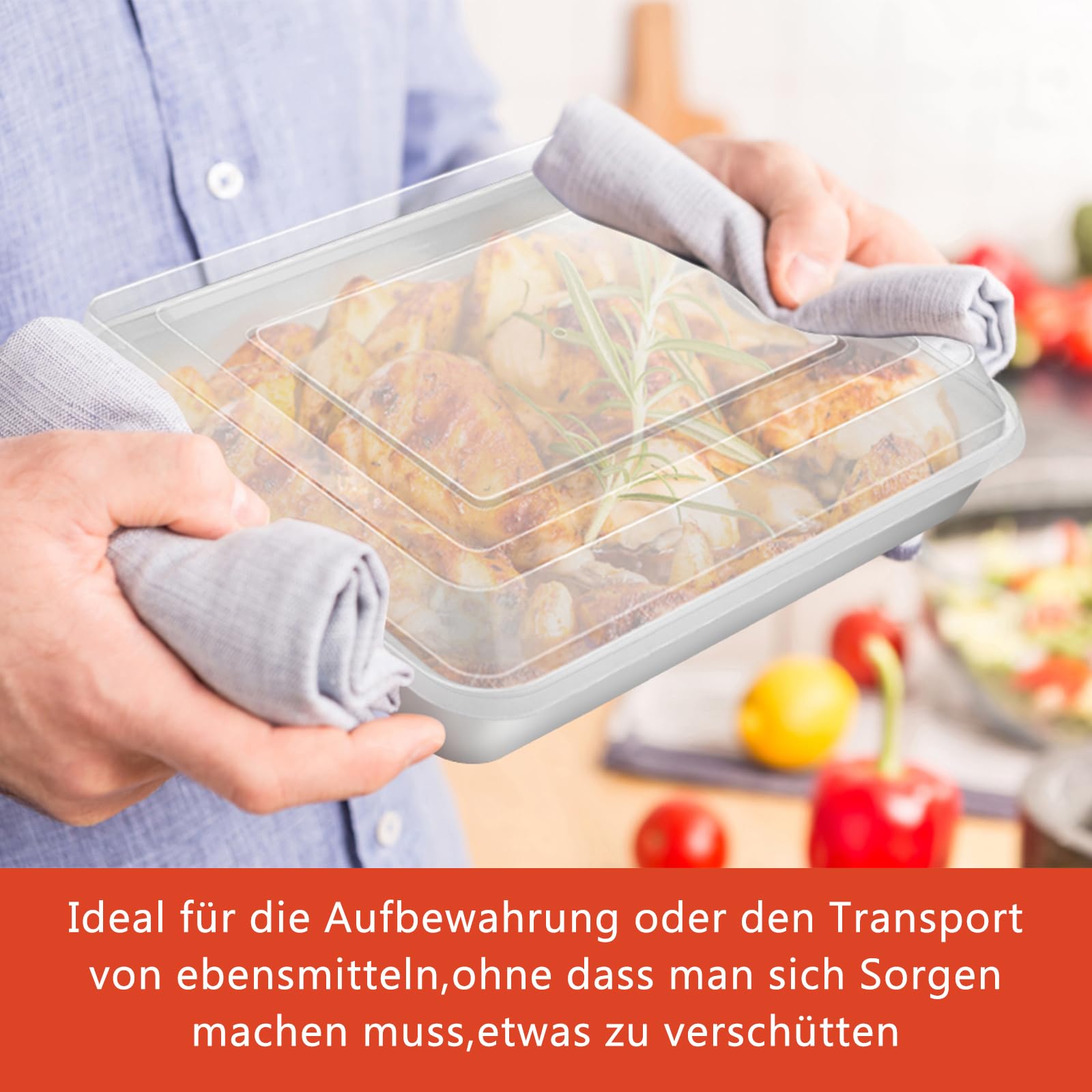 homikit-bakeware-backblech-mit-deckel-26-5x20-5cm-edelstahl image 7
