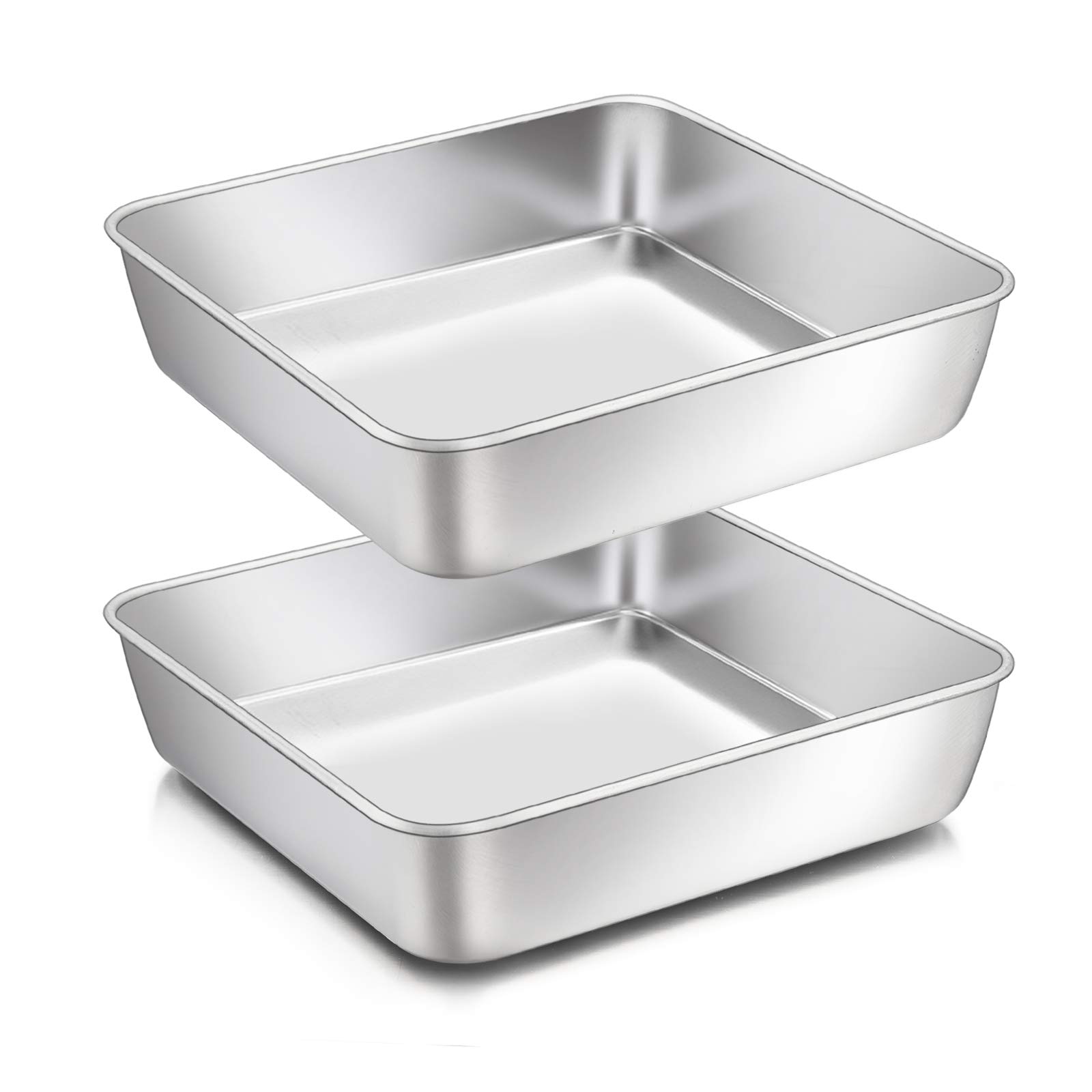 homikit-bakeware-kuchenform-21x21-backform-2er-set-edelstahl image 1