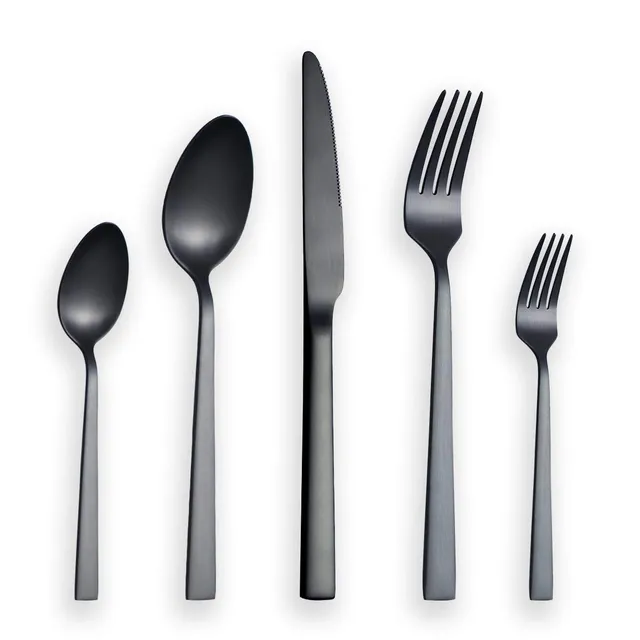 berglander-cutlery-set-besteckset-30-tlg-schwarz-6-personen image 1