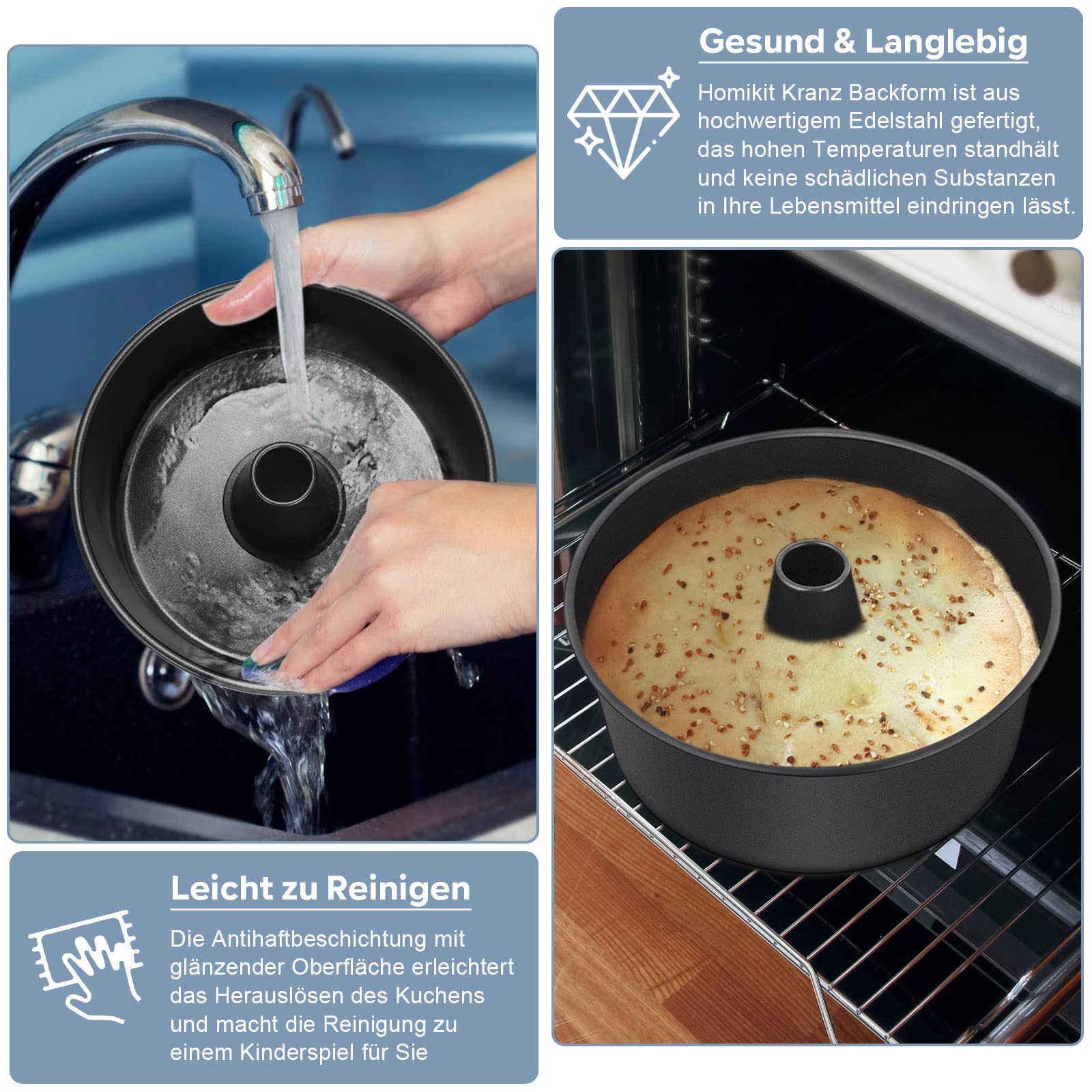 homikit-bakeware-kranzform-27cm-antihaft-gugelhupfform image 5