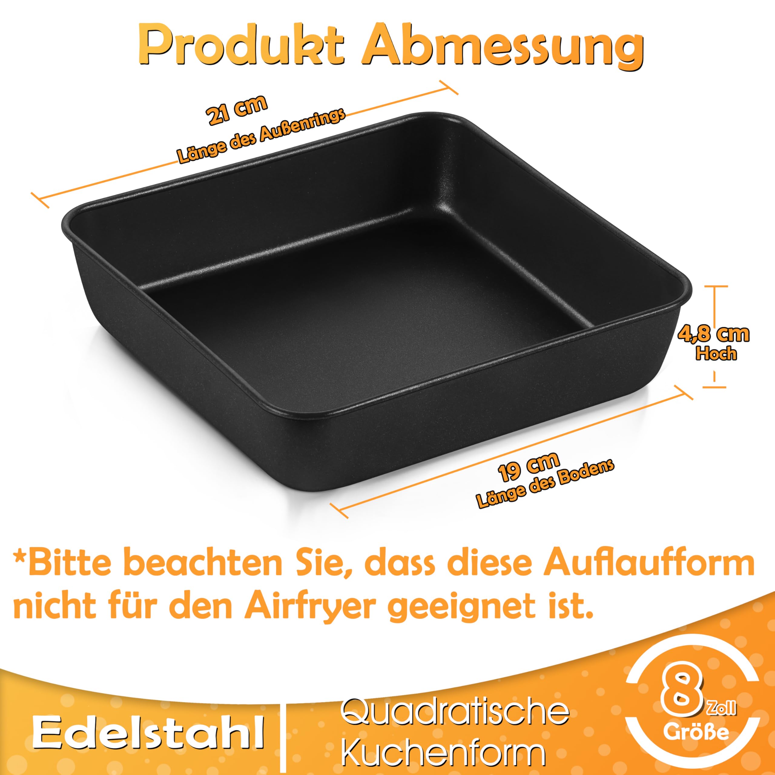 homikit-bakeware-kuchenform-21-cm-2er-set-antihaft-edelstahl image 2