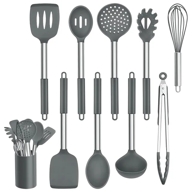homikit-kitchen-gadgets-k-chenhelfer-set-10-teilig-grau image 1