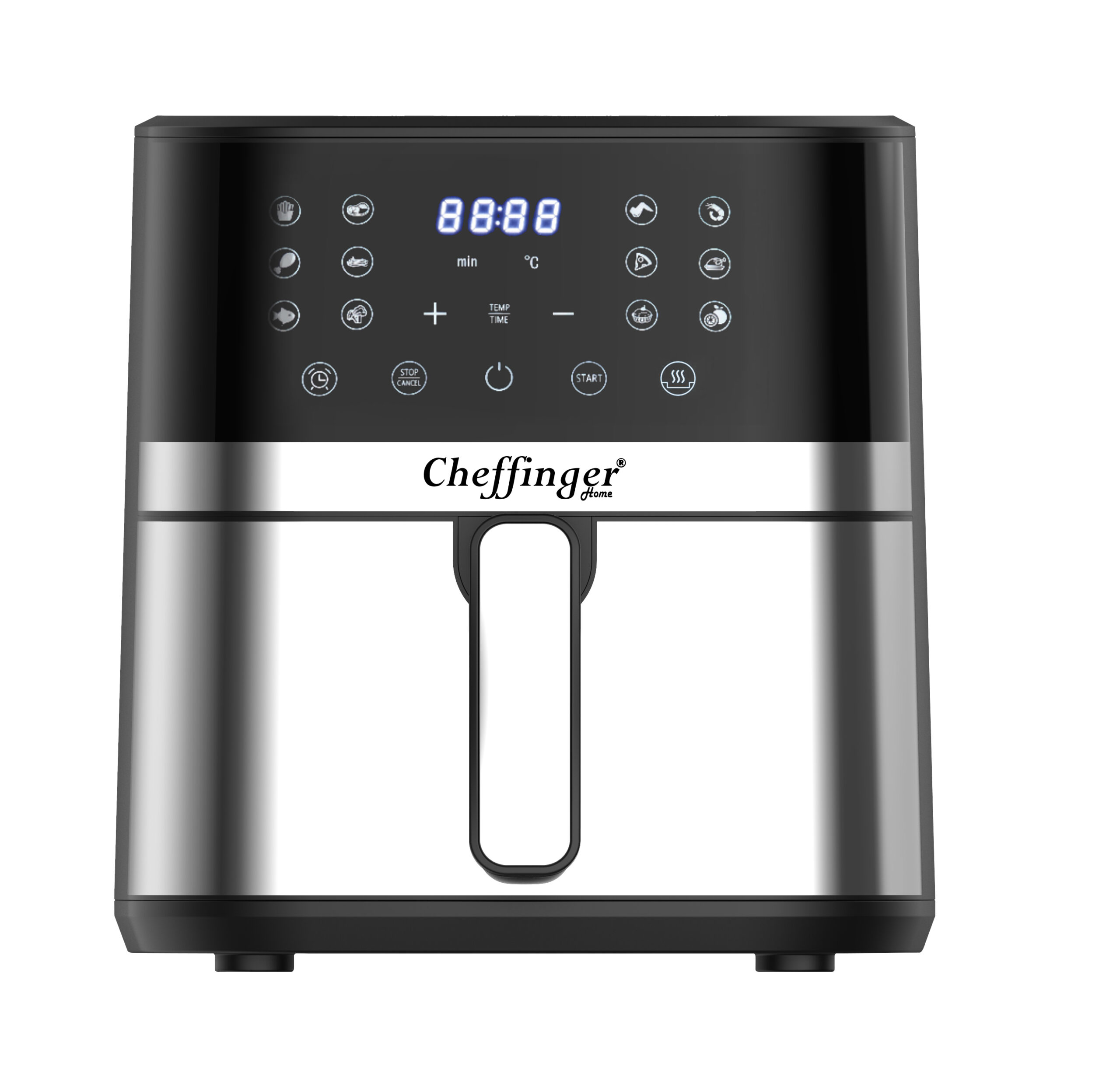 cheffinger-cf-afry7-hei-luftfritteuse-airfryer-schwarz image 1