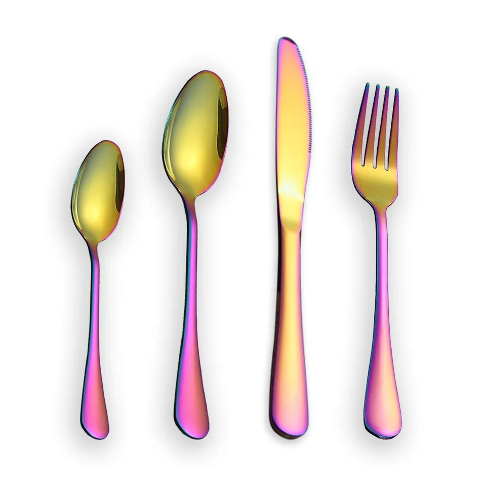 berglander-cutlery-set-besteckset-24-tlg-regenbogen-titan image 1