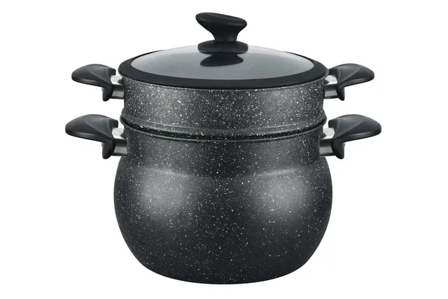 cheffinger-cf-cous8-couscous-topf-mit-einsatz image 1