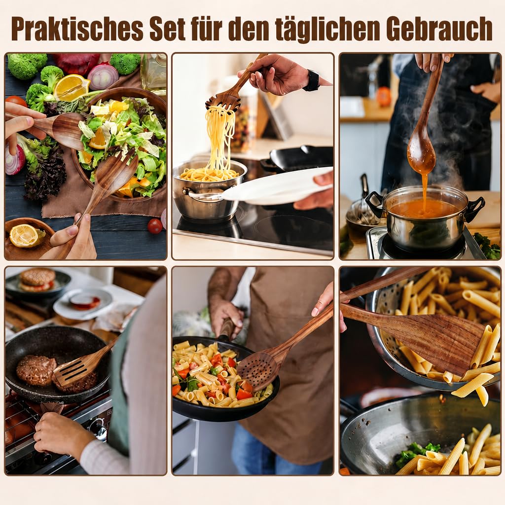 homikit-kitchen-gadgets-kochl-ffel-holz-teak-7-tlg-set image 7