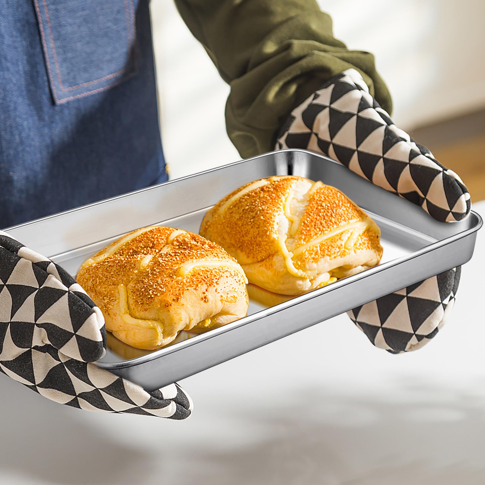 homikit-bakeware-backblech-26-5x20-5cm-edelstahl-flach image 6