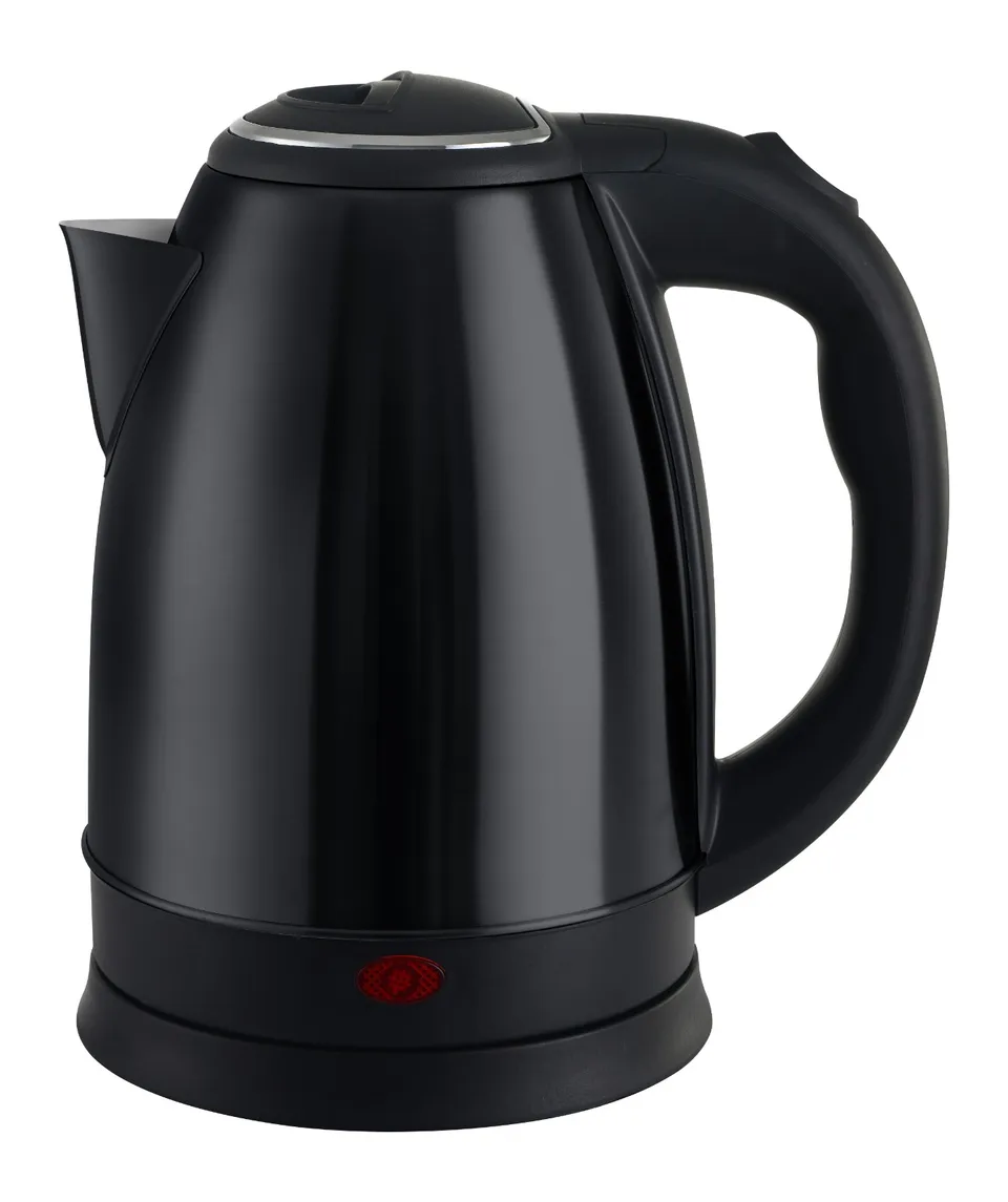 cheffinger-cf-ssk1-8-wasserkocher-edelstahl-schwarz-1-8-l image 1