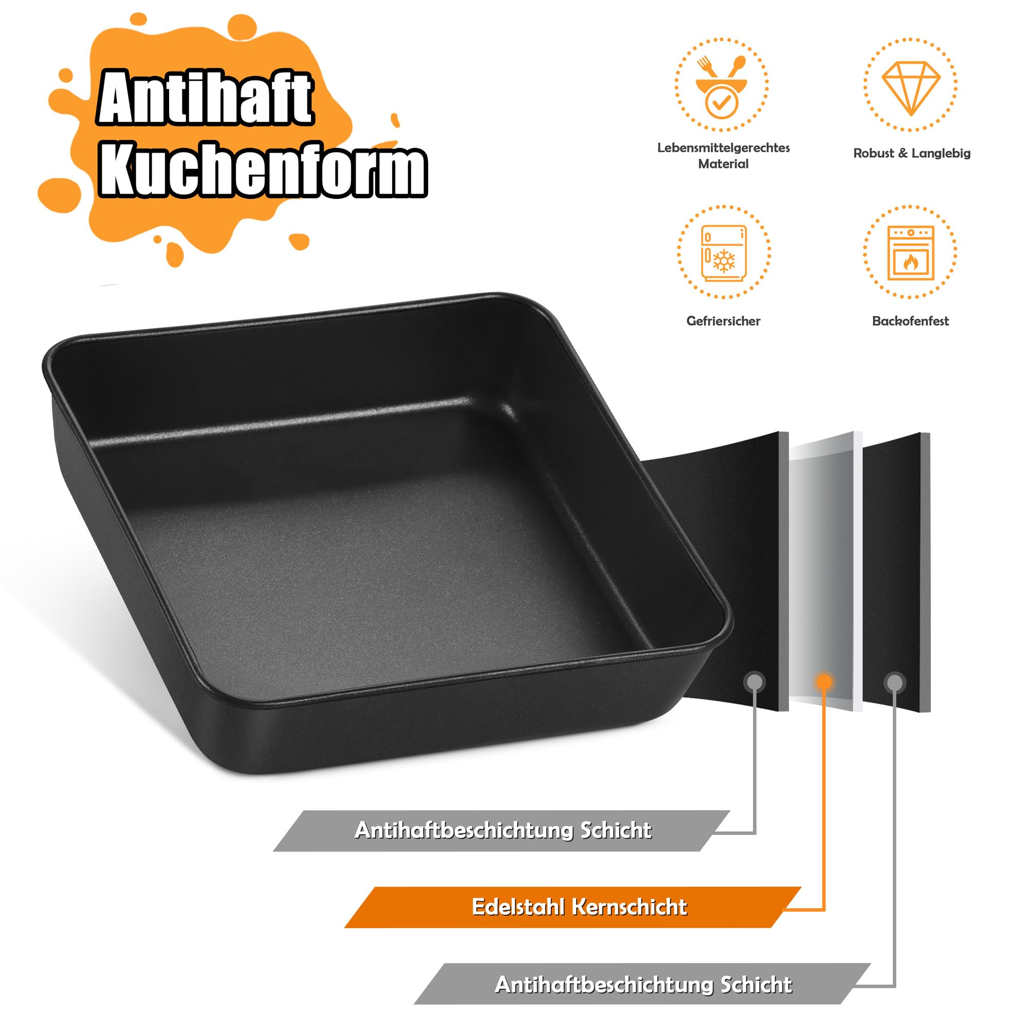 homikit-bakeware-auflaufform-21-cm-eckig-antihaftbeschichtet image 3