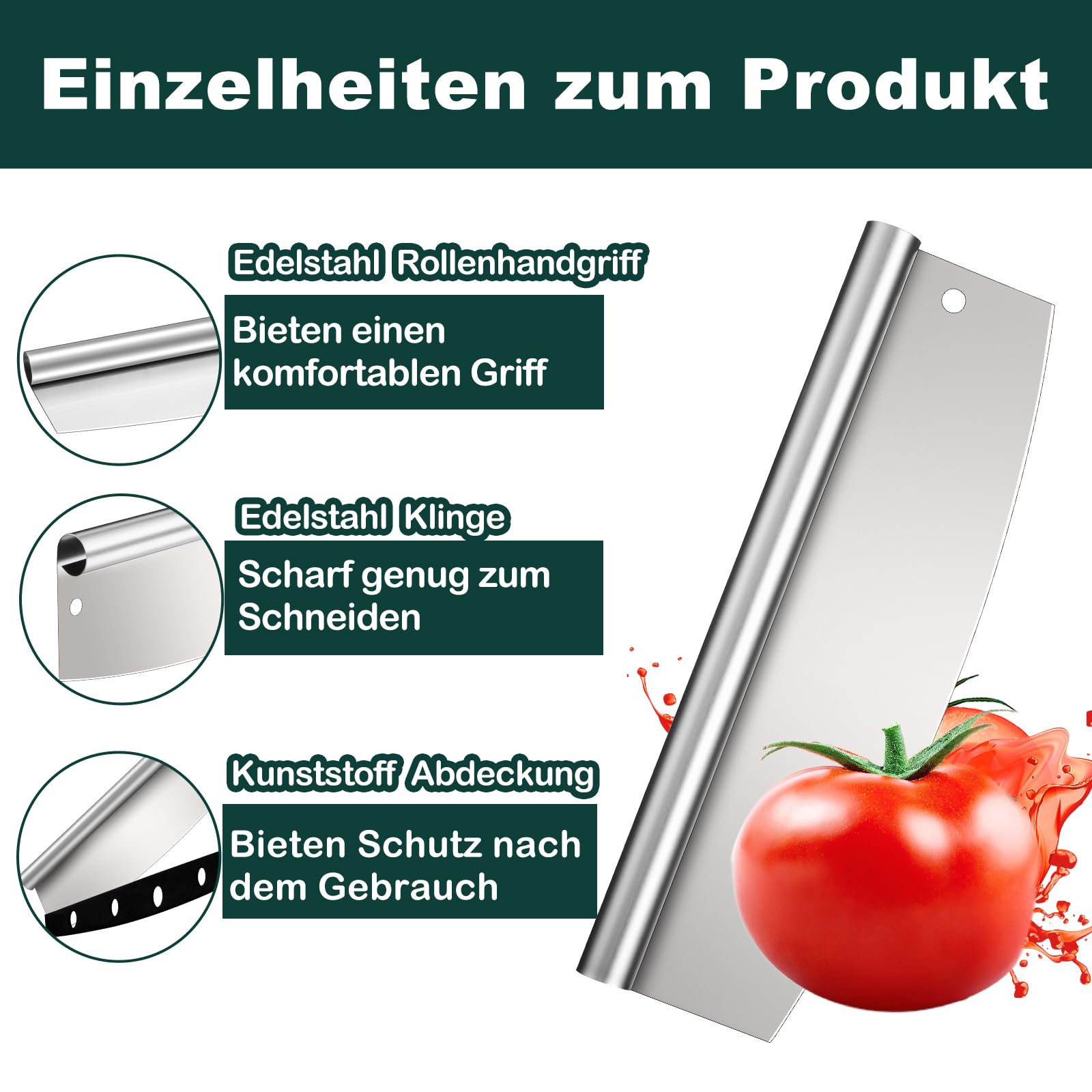 homikit-kitchen-gadgets-pizzaschneider-35cm-edelstahl-wiegemesser image 3