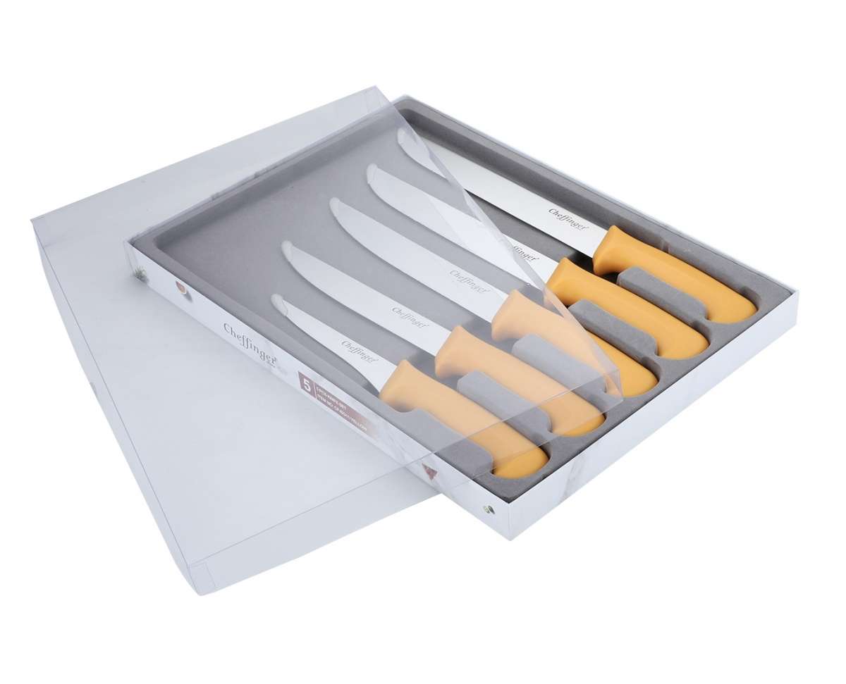 cheffinger-cf-bg11-k-chenmesser-gelb-edelstahl image 1
