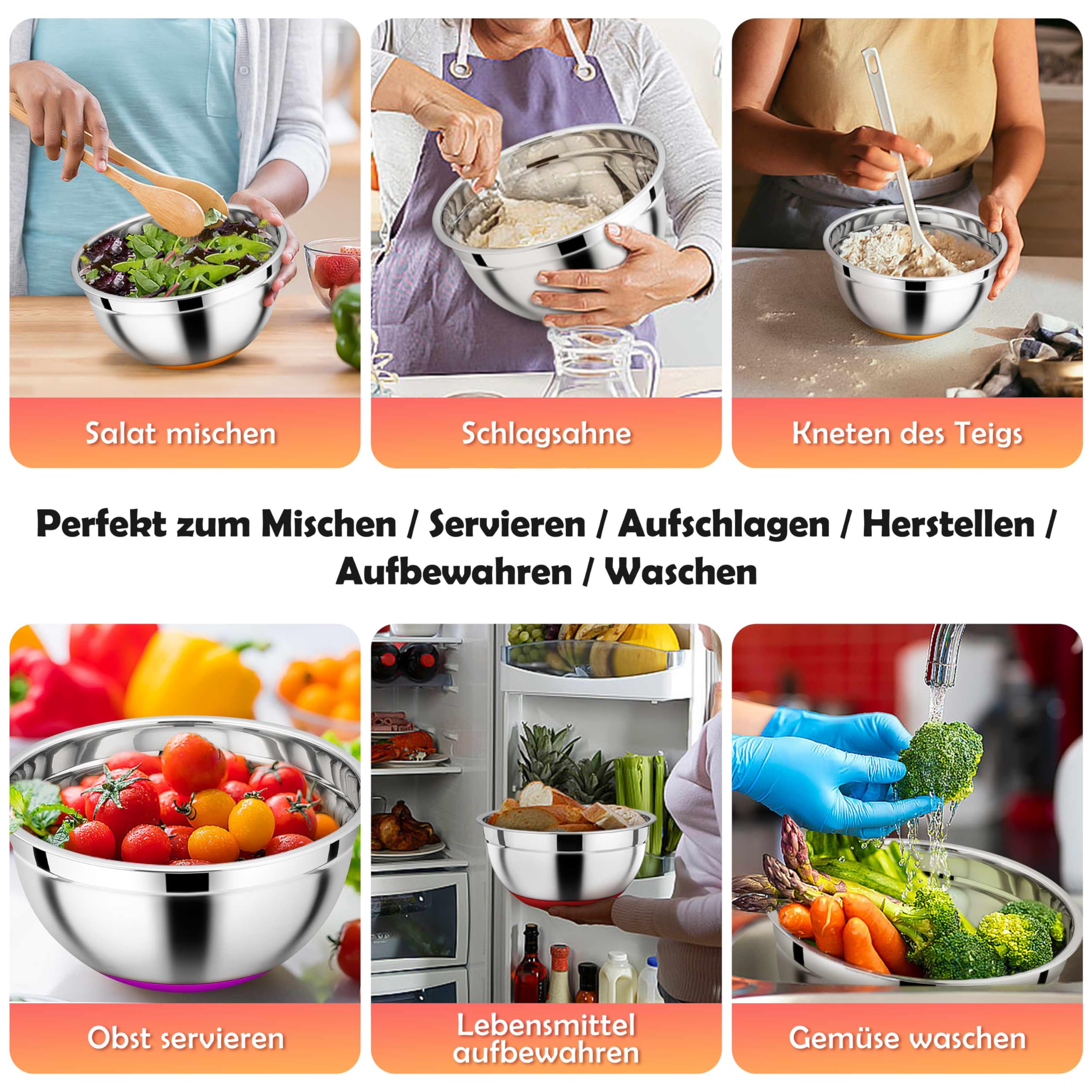 homikit-bakeware-r-hrsch-ssel-3er-mit-deckel-silikonboden-edelstahl image 5