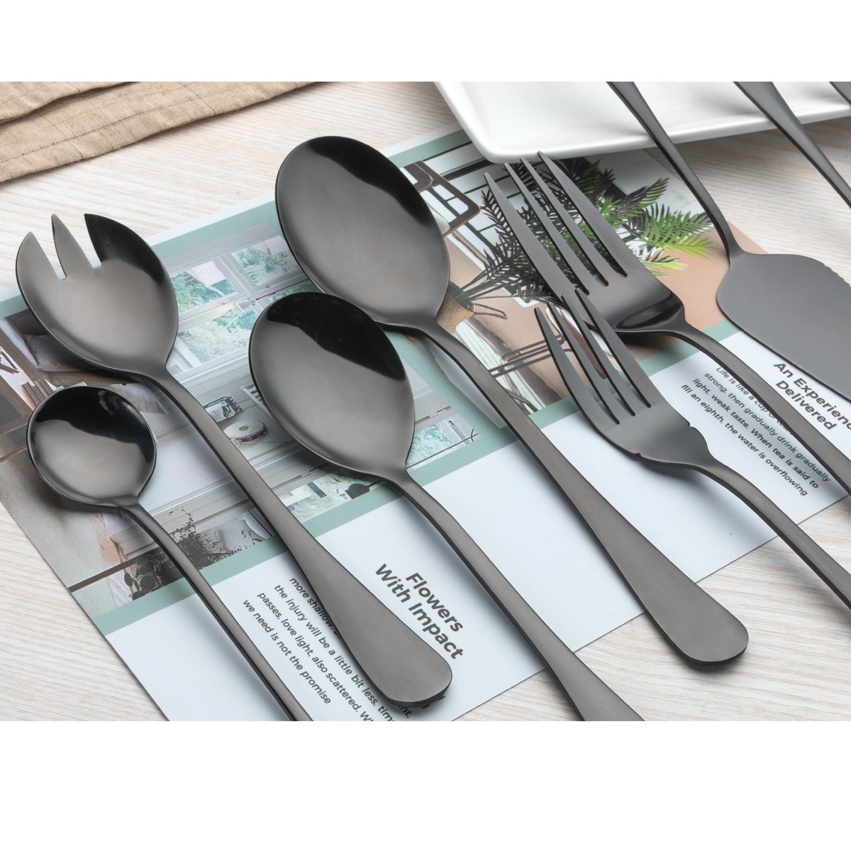berglander-serving-set-servierbesteck-schwarz-10-tlg-edelstahl image 3