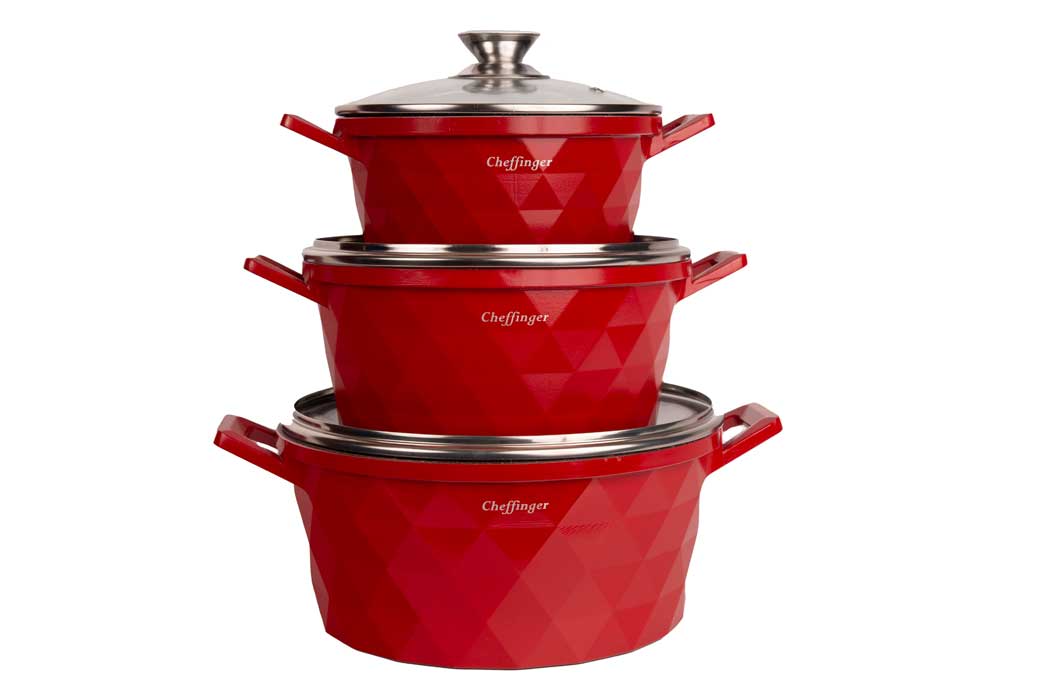 cheffinger-cookware-cf-diac03-kochtopf-rot-beschichtet image 2