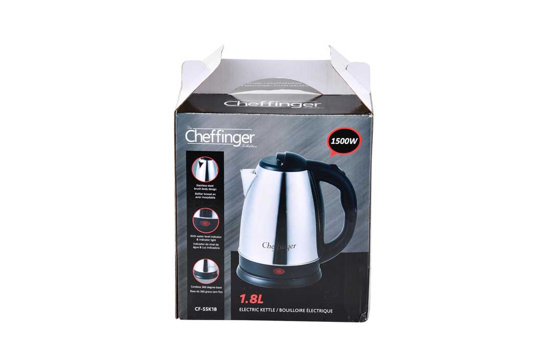 cheffinger-cf-ssk1-8-wasserkocher-edelstahl-1-8-l-silber image 2