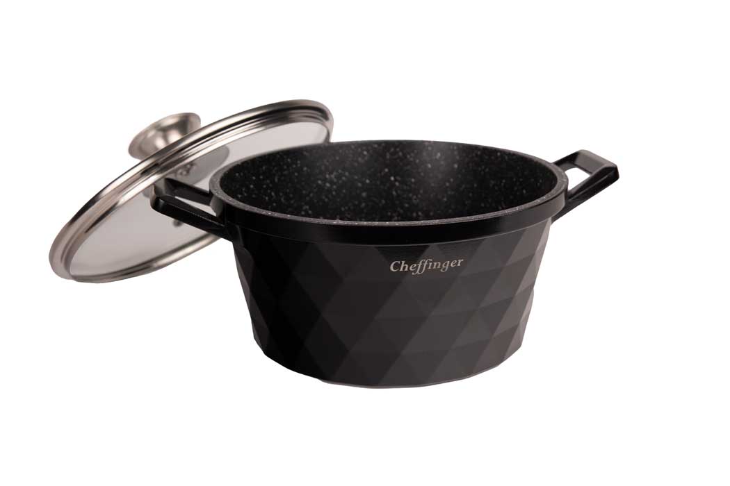cheffinger-cookware-cf-diac03-kochtopf-schwarz image 6
