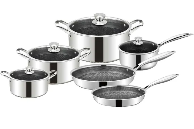 cheffinger-cookware-cf-ps1010-topf-und-pfannenset-10-tlg-antihaft image 1