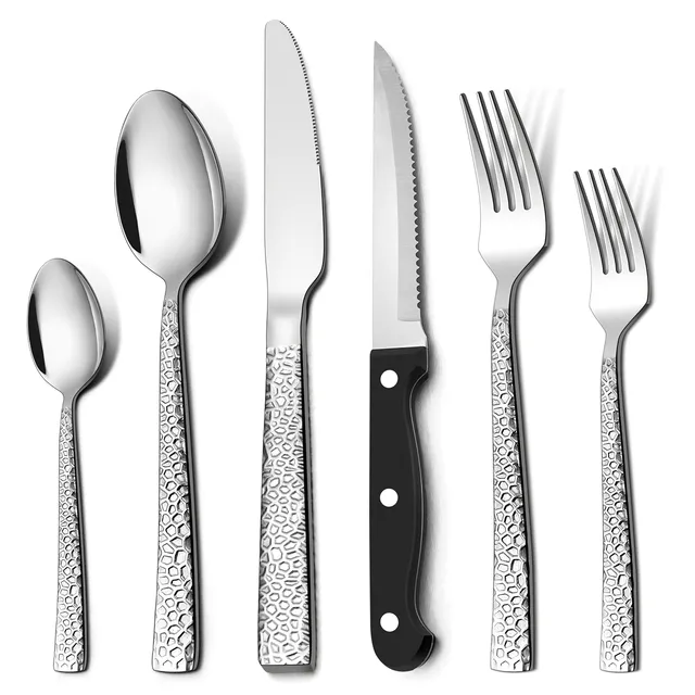 homikit-flatware-besteck-set-36-tlg-geh-mmert-mit-steakmesser image 1