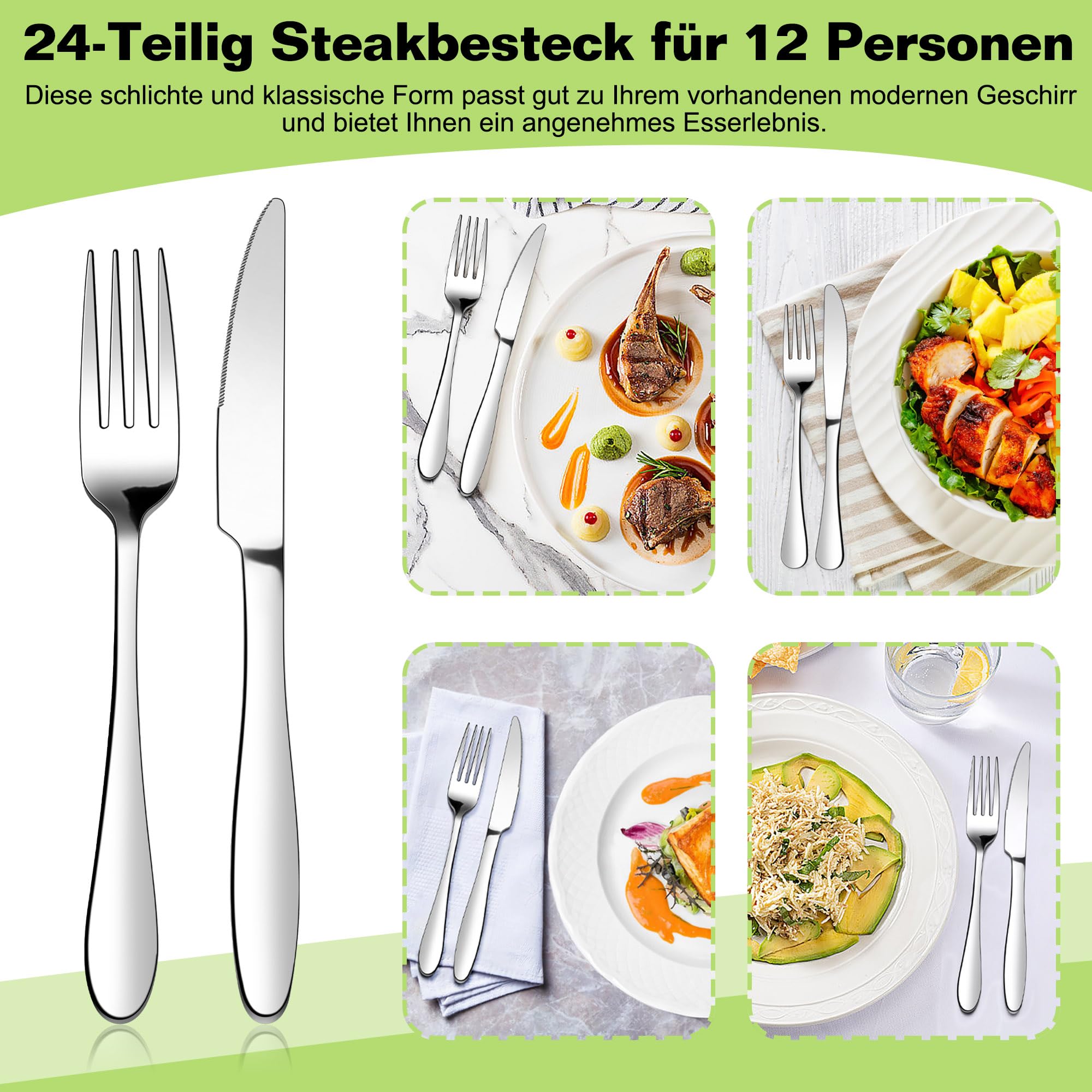 homikit-flatware-steakbesteck-24-tlg-oval-griff-edelstahl image 4