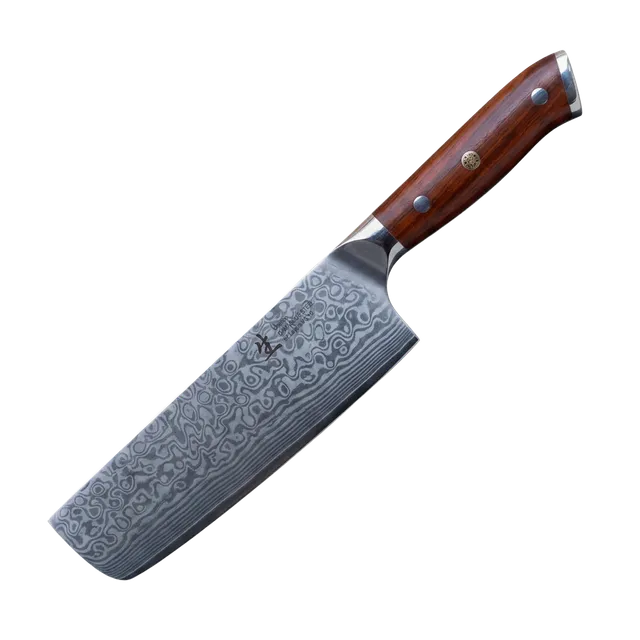 cleenbo-messer-nakiri-18cm-damast-vg10-rosenholz-allrounder image 1