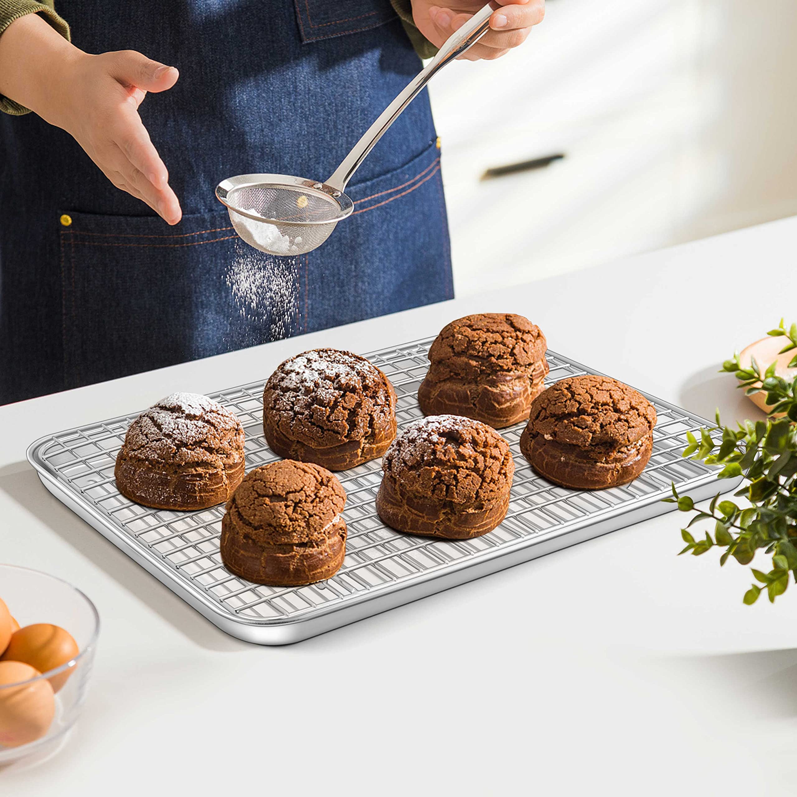 homikit-bakeware-backblech-mit-gitter-31-5cm-edelstahl-ofenblech image 6